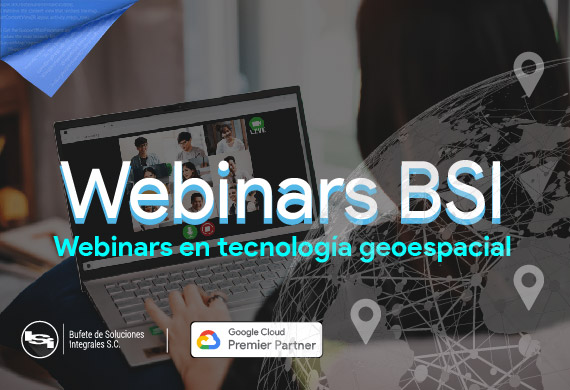 Webinars sobre tecnología geospacial 